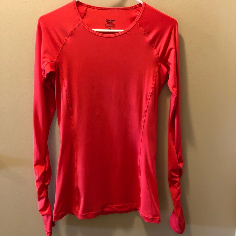 NikePro long sleeved work out shirt